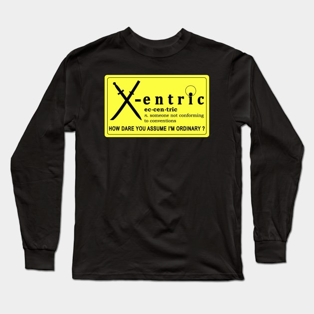 ECCENTRIC Long Sleeve T-Shirt by Cat In Orbit ®